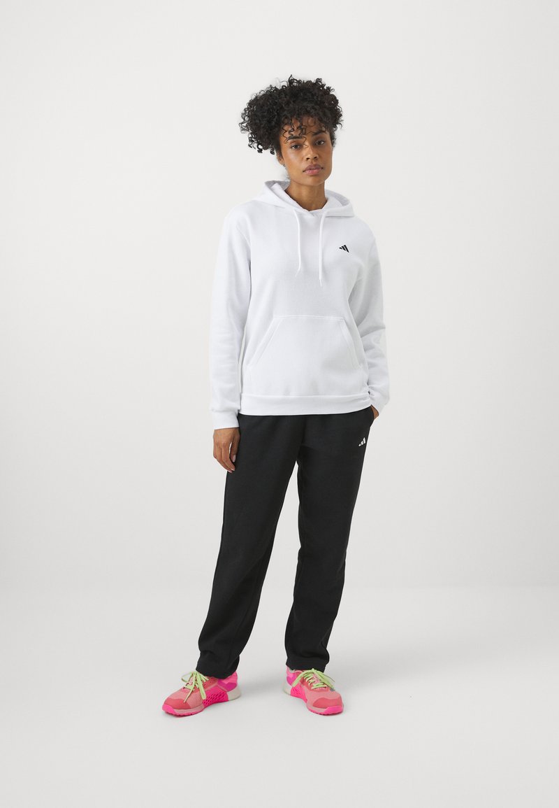 adidas Sportswear adidas Sportswear ESSENTIALS SMALL LOGO FEEL COZY HOODIE - Hoodie - white Online Outlet