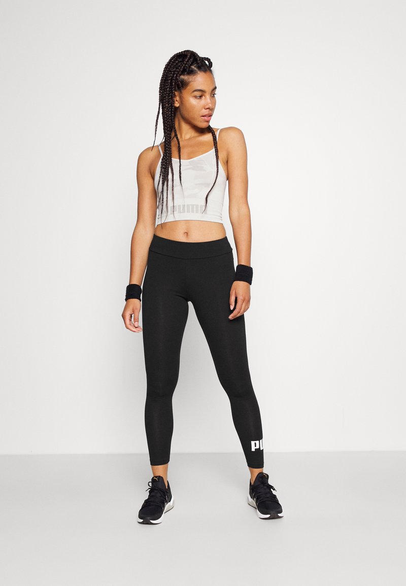 Puma Puma LOGO LEGGINGS - Leggings - black Großer Ausverkauf