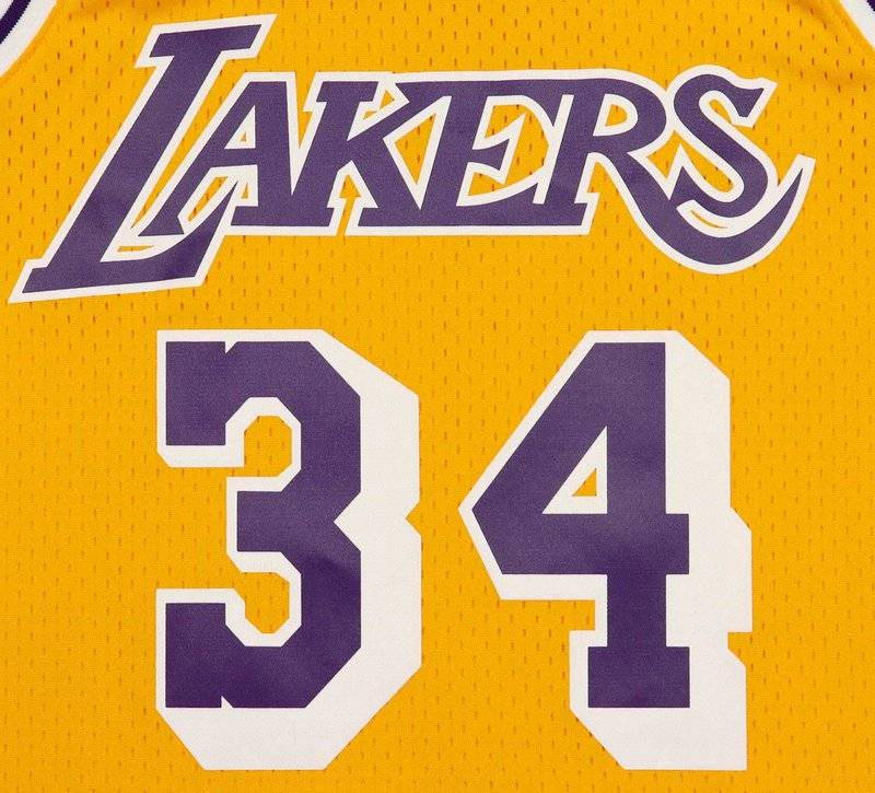 Mitchell & Ness Mitchell & Ness Swingman Los Angeles Lakers - Shaquille O'Neal - NBA jersey - light gold Osterangebot