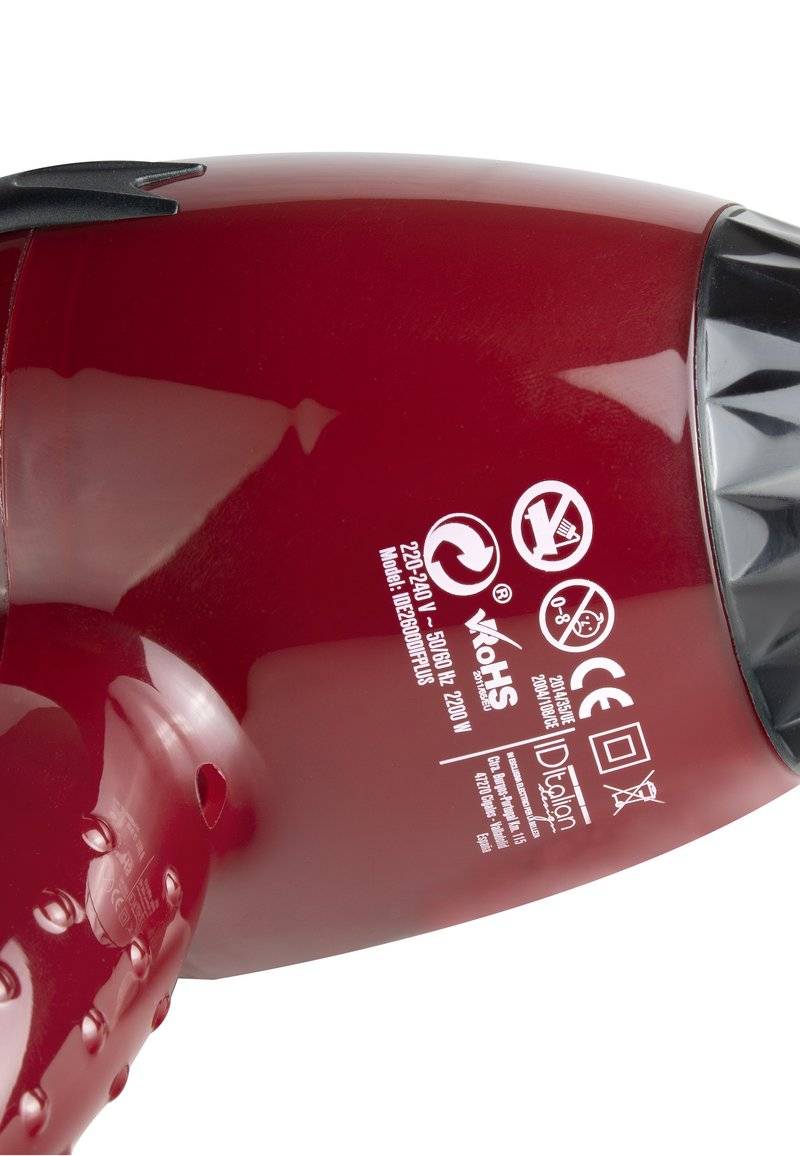 Italian Design Italian Design ELECTRICAL ITEMS GTI 2600 DRYER FORCE PLUS - Hair Styling Tool - red Begrenzte Freigabe