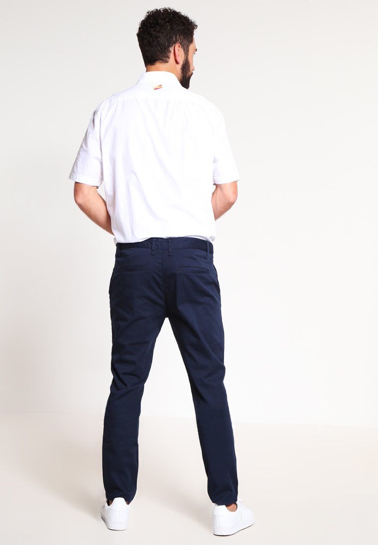 Pier One Pier One Chinos - dark blue 50% Rabatt mit kostenlosem Versand