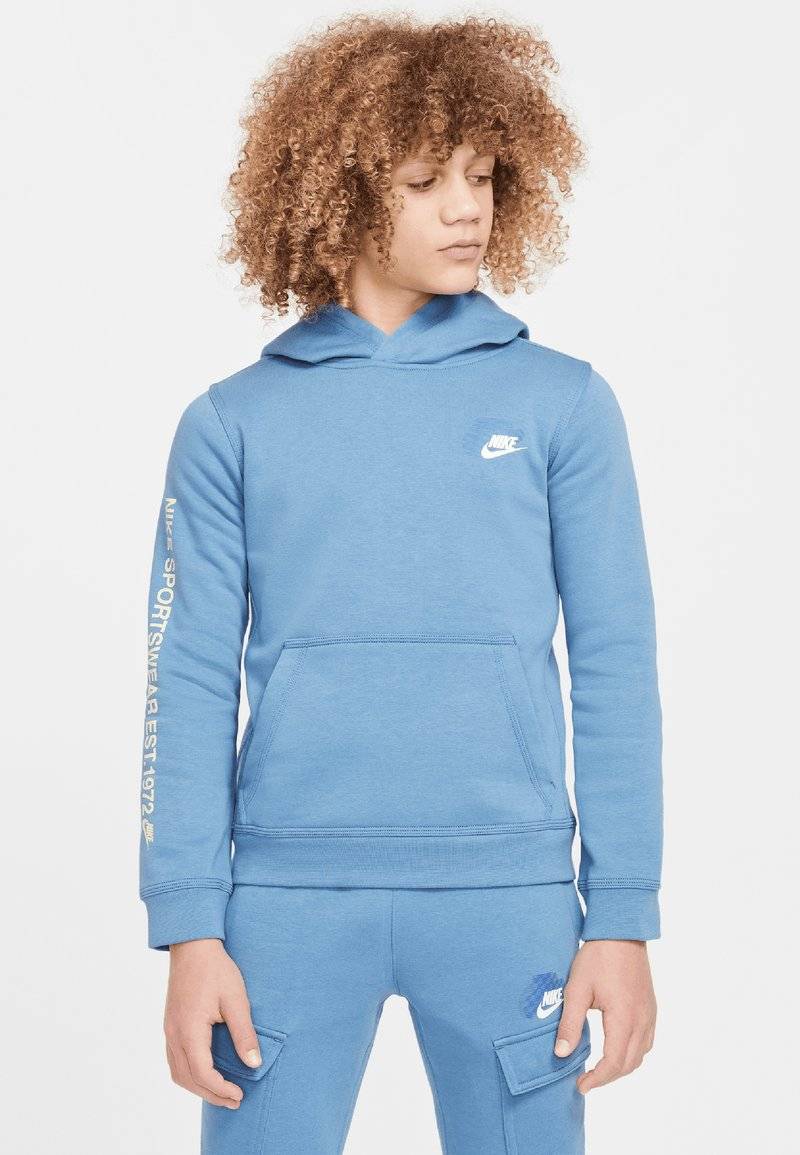 Nike Sportswear Nike Sportswear FLEECE HOODIE - Hoodie - aegean storm Fabrikladen