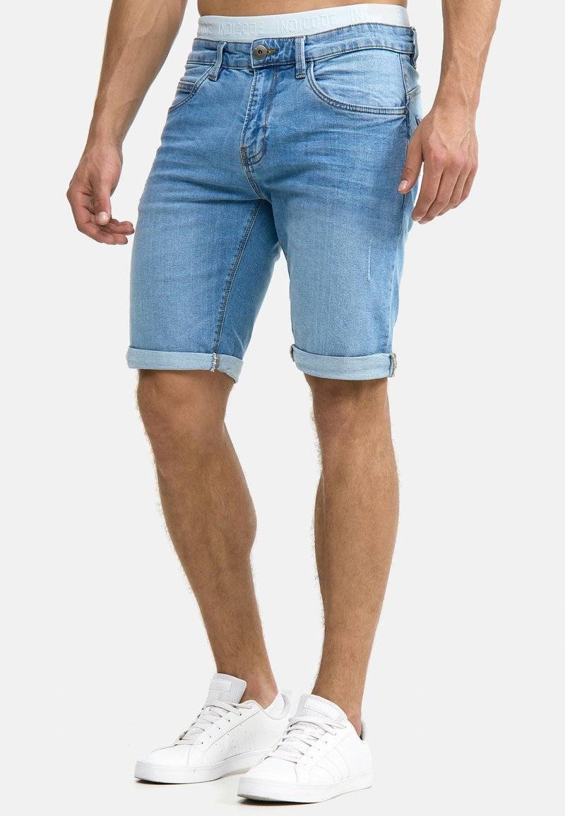 INDICODE JEANS INDICODE JEANS INCADEN - Denim shorts - blue Im Verkauf