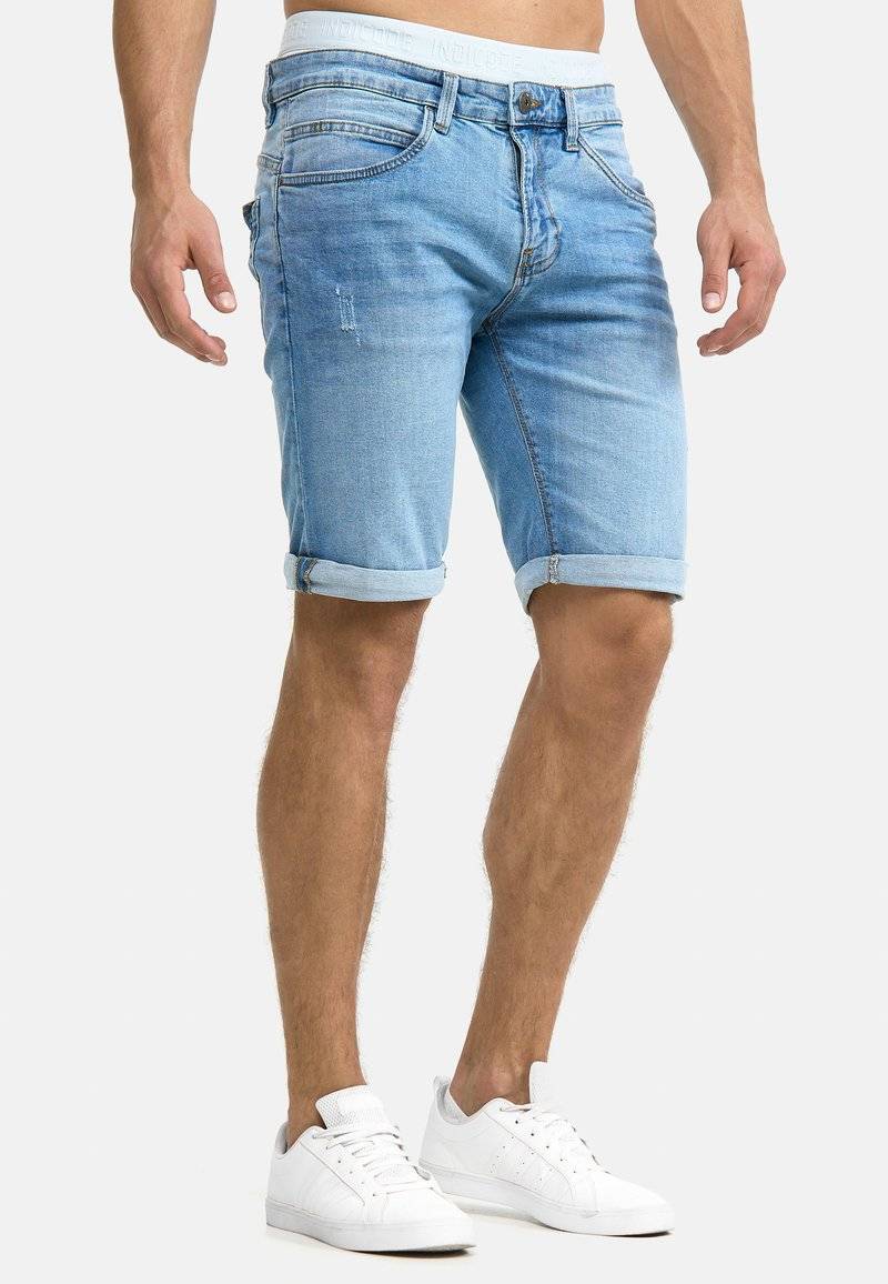 INDICODE JEANS INDICODE JEANS INCADEN - Denim shorts - blue Im Verkauf