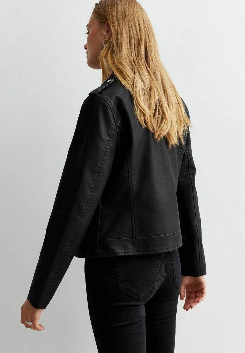 New Look New Look LOOK - Faux leather jacket - black Outlet