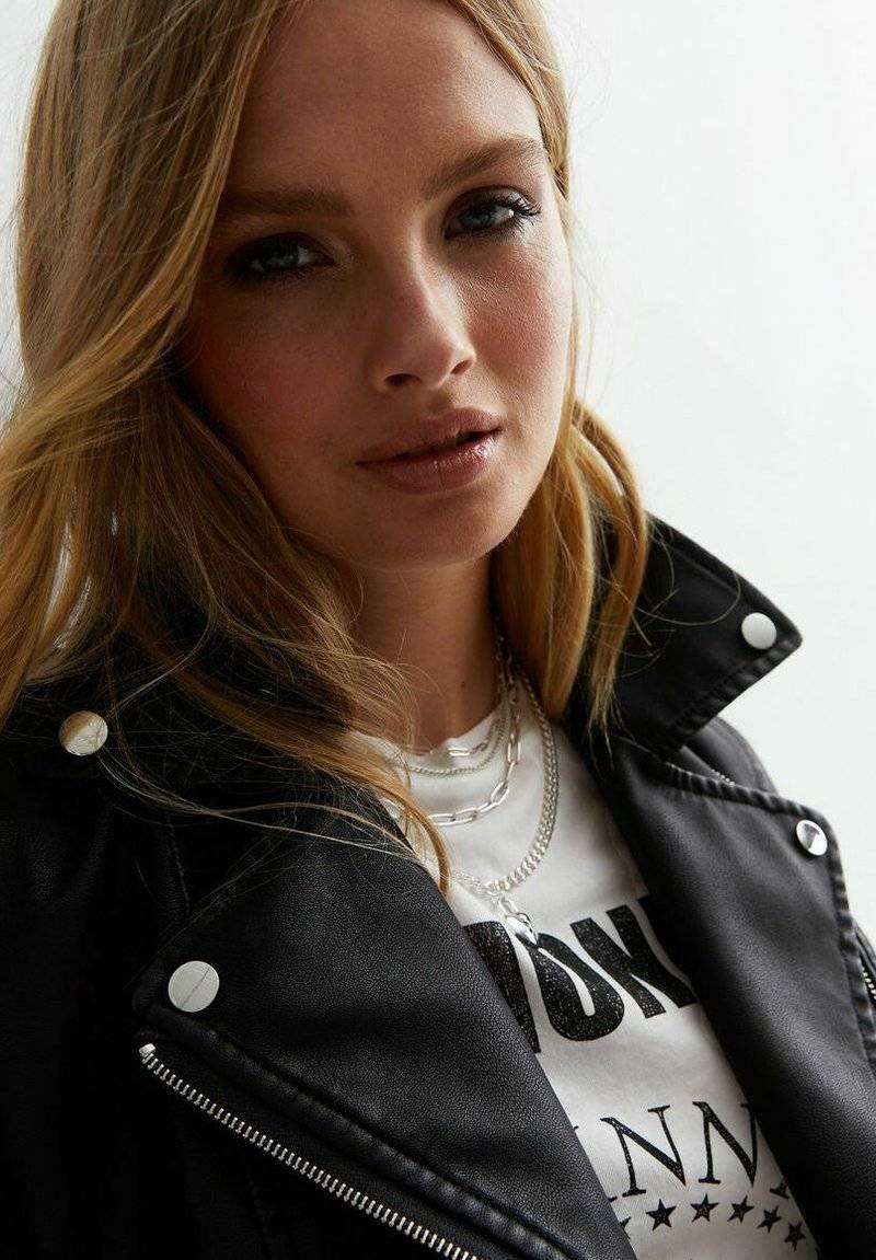 New Look New Look LOOK - Faux leather jacket - black Outlet