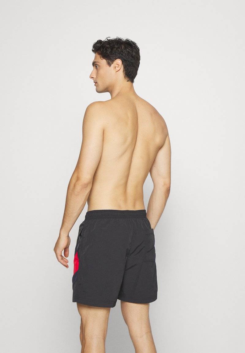 Tommy Hilfiger Tommy Hilfiger DRAWSTRING - Swimming shorts - black Lagerräumung