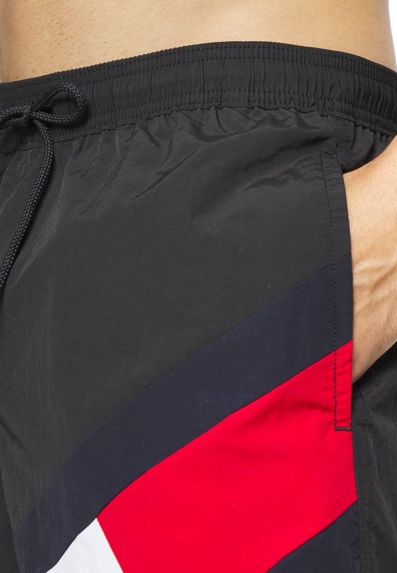 Tommy Hilfiger Tommy Hilfiger DRAWSTRING - Swimming shorts - black Lagerräumung