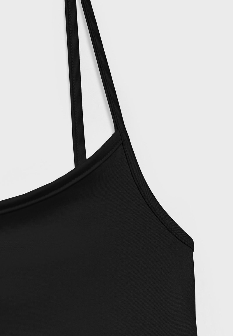 Stradivarius Stradivarius 2-PACK OF STRAPPY CROP - Top - black Discount Store für neue Produkte