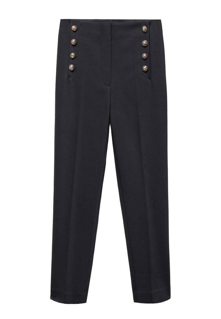 Mango Mango Chinos - black Super Rabatt