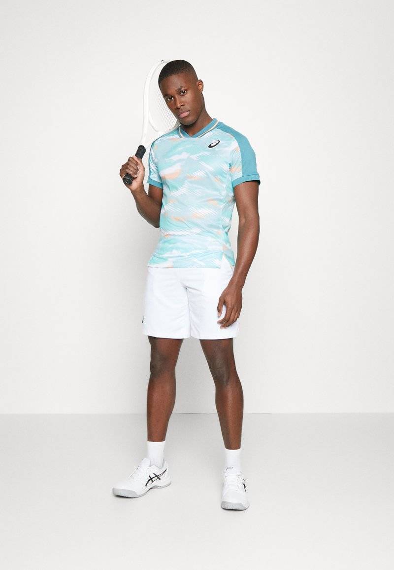 ASICS ASICS MEN COURT SHORT - Sports shorts - brilliant white Limitierter Zeitrabatt