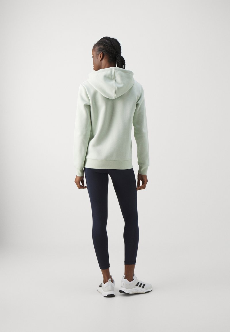 adidas Sportswear adidas Sportswear ESSENTIALS 3 STRIPES FULL ZIP HOODIE - Zip-up sweatshirt - linen green Weihnachtsangebot