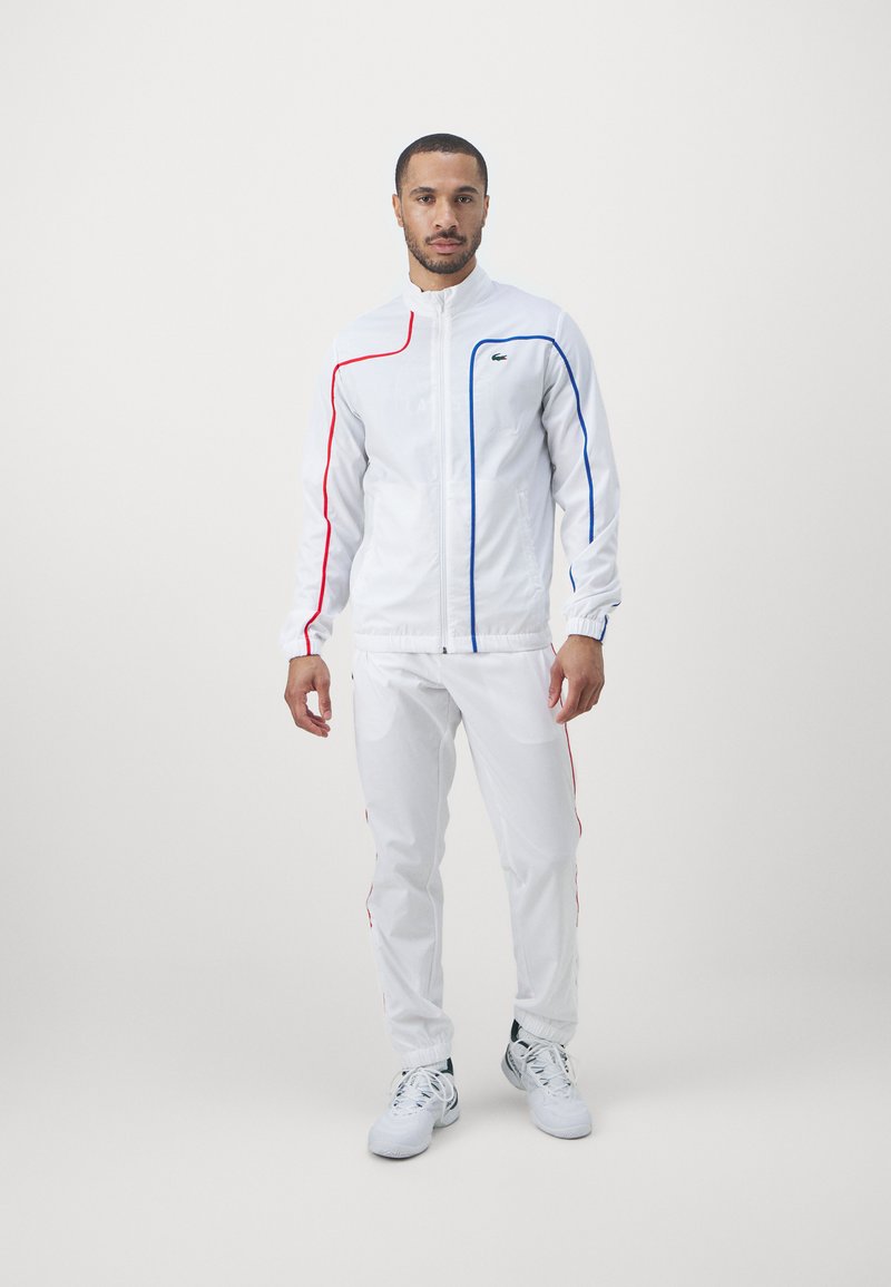 Lacoste Sport Lacoste Sport TRACKSUIT TENNIS PLAYERS - Tracksuit - white Lagerräumung
