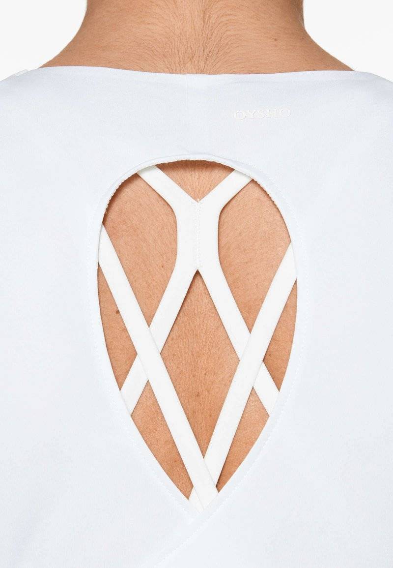 OYSHO OYSHO COMFORTLUX CROSS BACK - Top - white Top Angebot