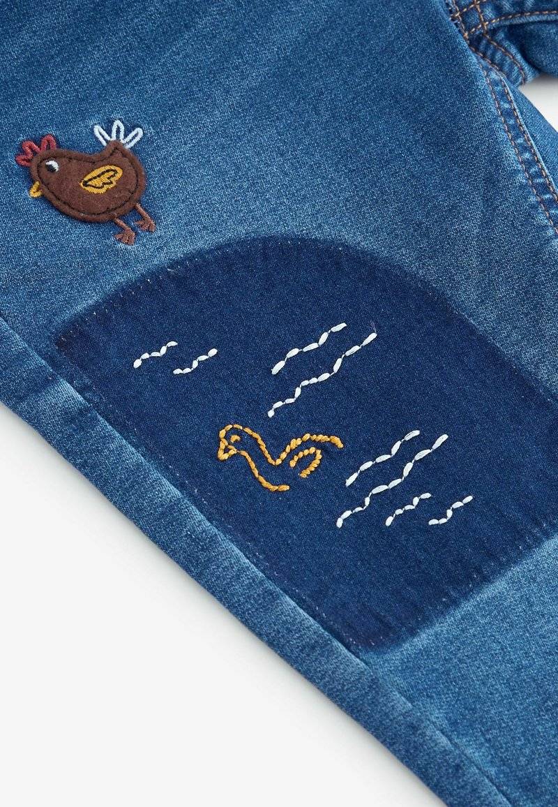 Next Next REGULAR FIT - Jeans Tapered Fit - mid blue farmyard Riesige Rabatte