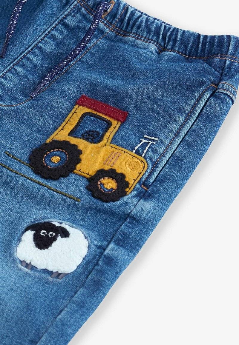 Next Next REGULAR FIT - Jeans Tapered Fit - mid blue farmyard Riesige Rabatte
