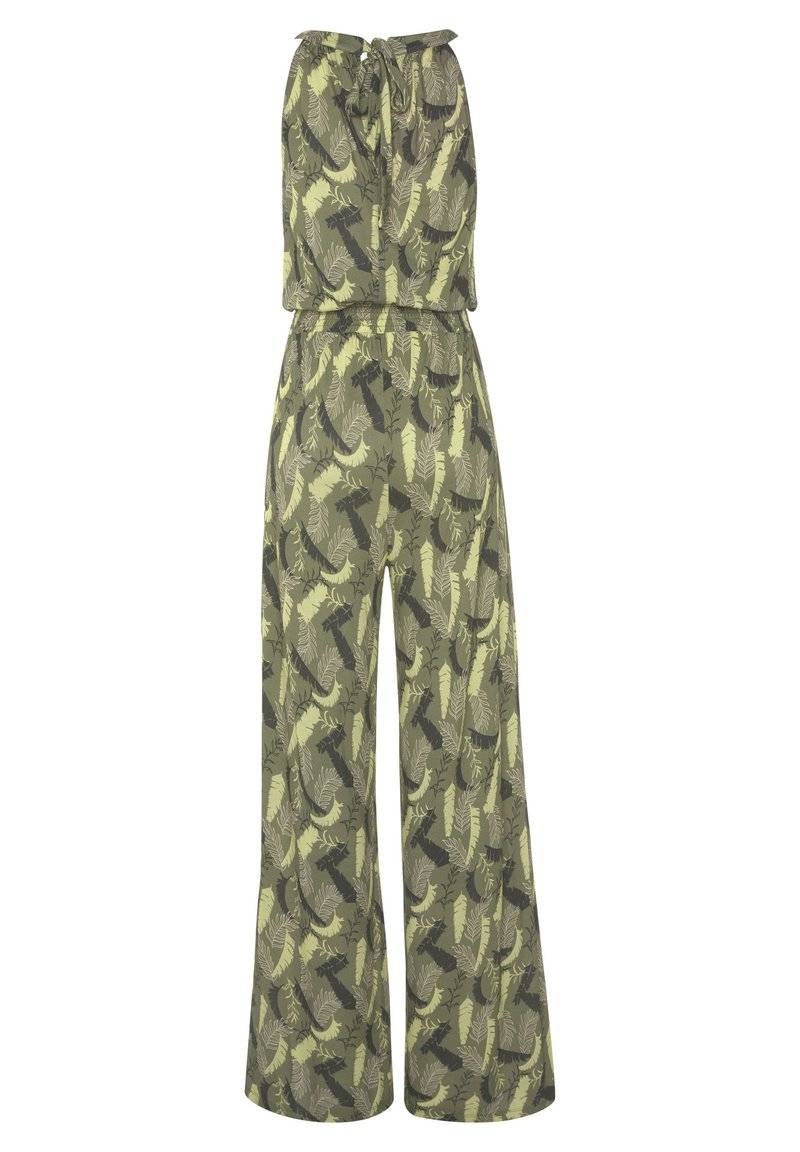 s.Oliver s.Oliver OVERALL - Jumpsuit - grün bedruckt Speichern exportieren