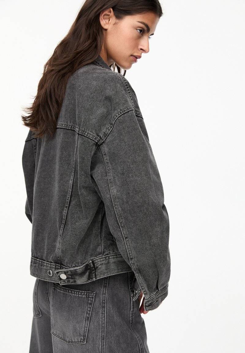 PULL&BEAR PULL&BEAR Denim jacket - grey Im Verkauf