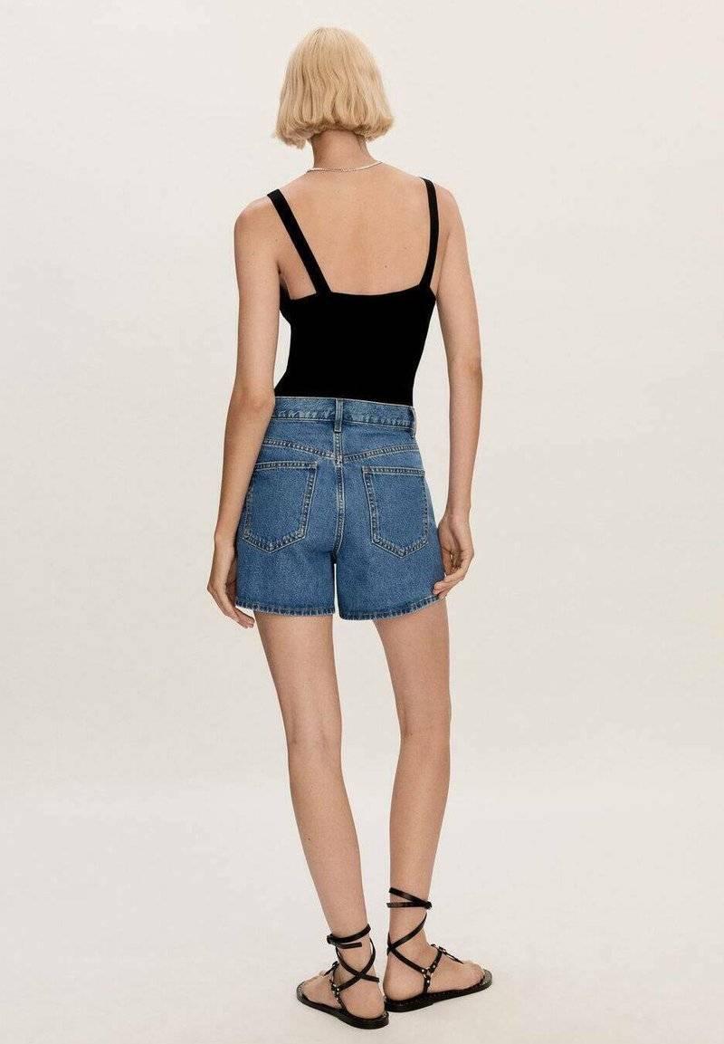 Mango Mango ZOE - Denim shorts - bleu moyen Hotsell