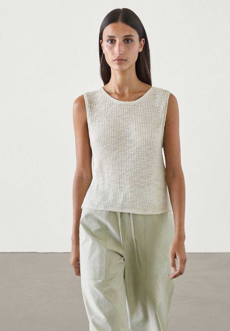 Massimo Dutti Massimo Dutti SLEEVELESS - Top - light brown
