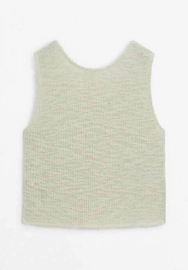 Massimo Dutti Massimo Dutti SLEEVELESS - Top - light brown Blitzverkäufe