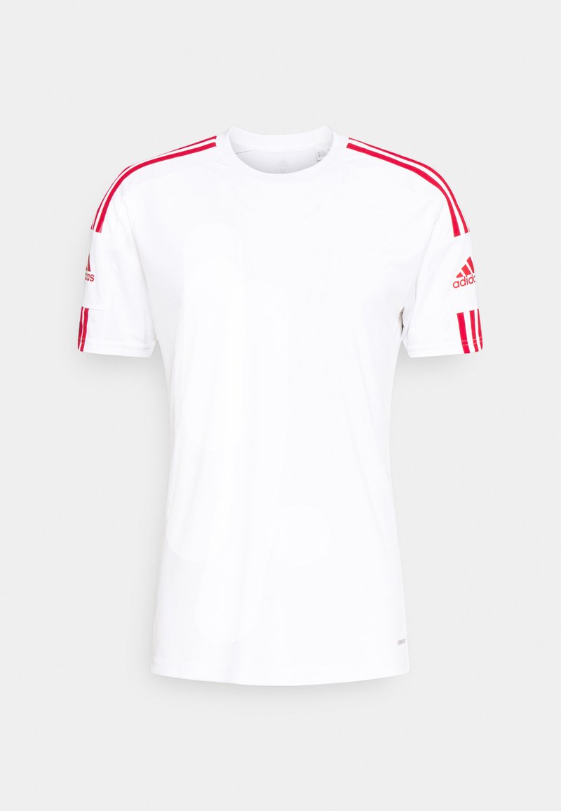 adidas Performance adidas Performance SQUAD 21 - Print T-shirt - white Limitierter Zeitrabatt