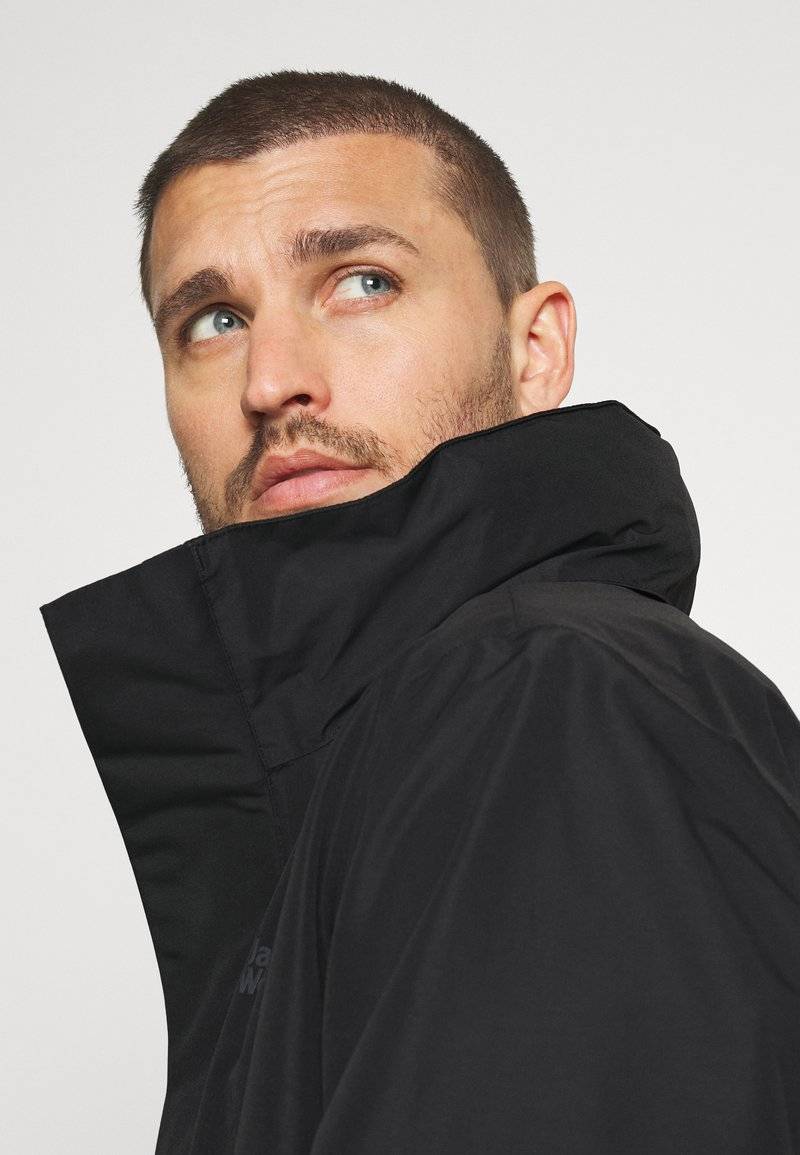 Jack Wolfskin Jack Wolfskin STORMY POINT - Hardshell jacket - black Sonderangebot