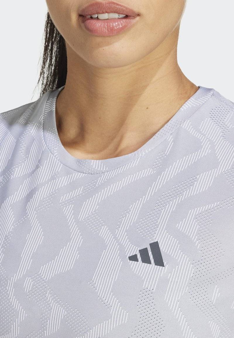 adidas Performance adidas Performance ULTIMATE HEAT.RDY ENGINEERED - Print T-shirt - halo silver Begrenztes Angebot