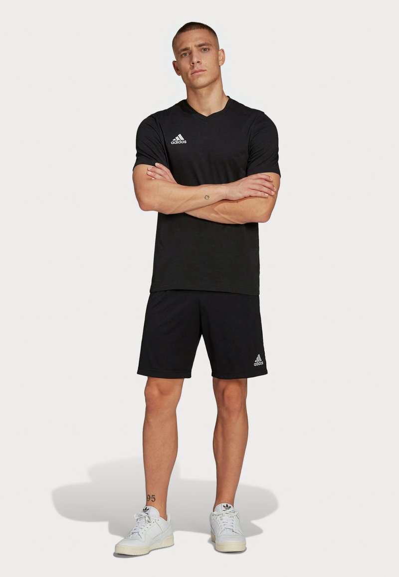 adidas Performance adidas Performance ENTRADA TEE - Print T-shirt - black Bis zu 65% Rabatt