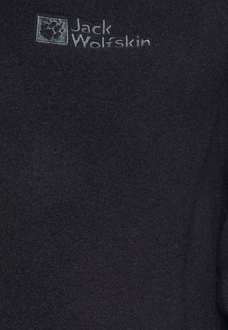Jack Wolfskin Jack Wolfskin MOONRISE - Fleece jacket - black Sonderangebot der Fabrik