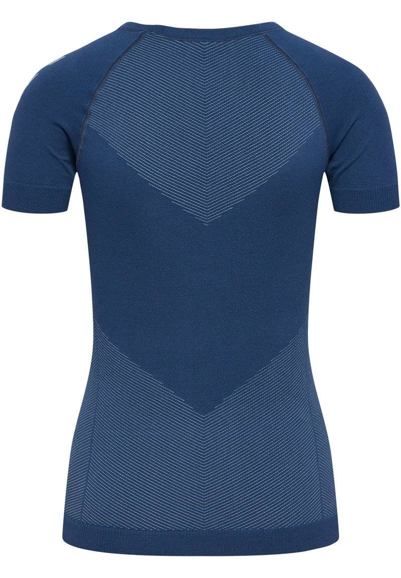 Hummel Hummel FIRST SEAMLESS - Sports T-shirt - vintage indigo Vierteljährliche Förderung
