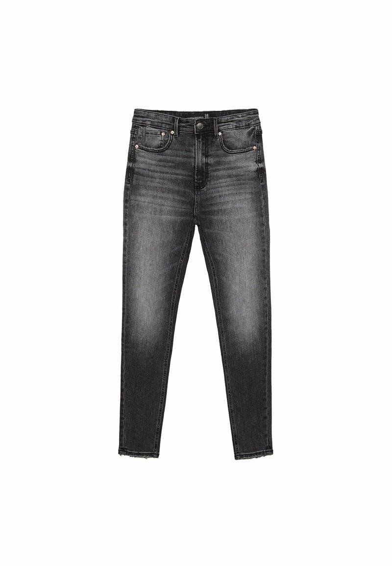 Stradivarius Stradivarius Jeans Skinny Fit - black denim Kostenloser Versand