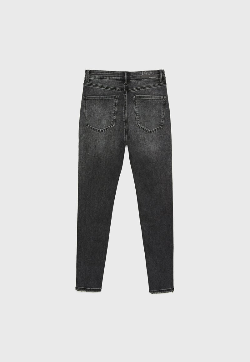 Stradivarius Stradivarius Jeans Skinny Fit - black denim Kostenloser Versand