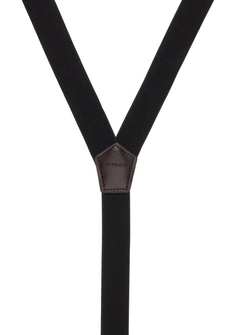 Only & Sons Only & Sons ONSBOWTIE SUSPENDER UNISEX SET - Bow tie - black Günstig kaufen