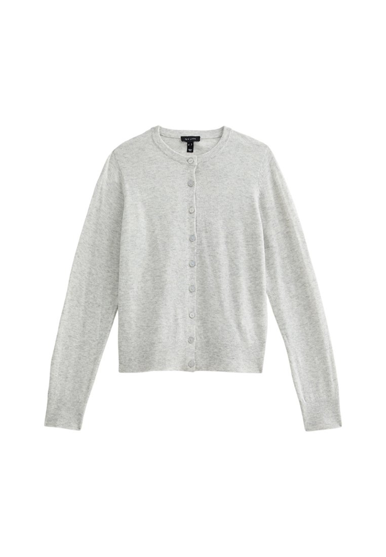 New Look New Look CREW NECK - Cardigan - pale grey Begrenztes Angebot