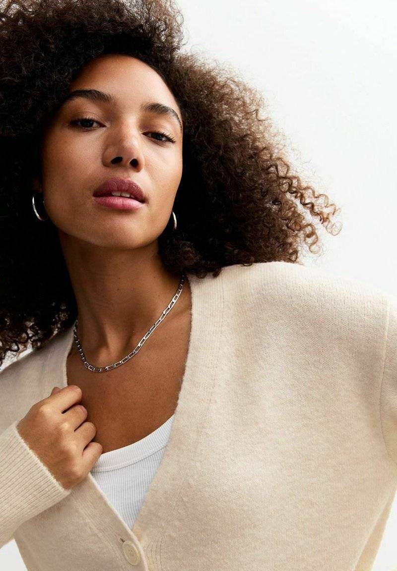 New Look New Look Cardigan - cream Saisonschlussverkauf