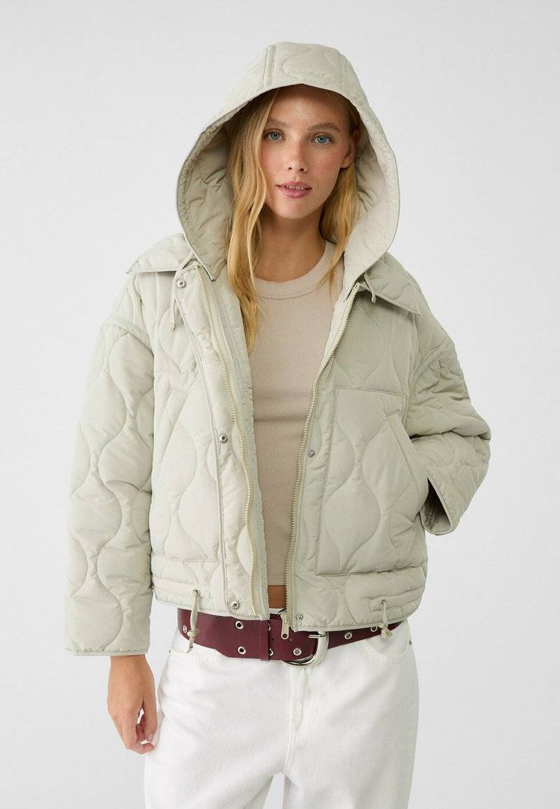 Stradivarius Stradivarius PUFFER - Winter jacket - white Osterangebot