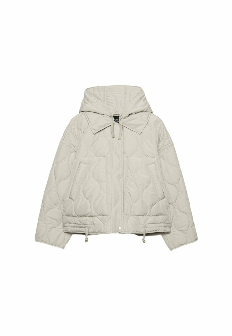 Stradivarius Stradivarius PUFFER - Winter jacket - white Osterangebot