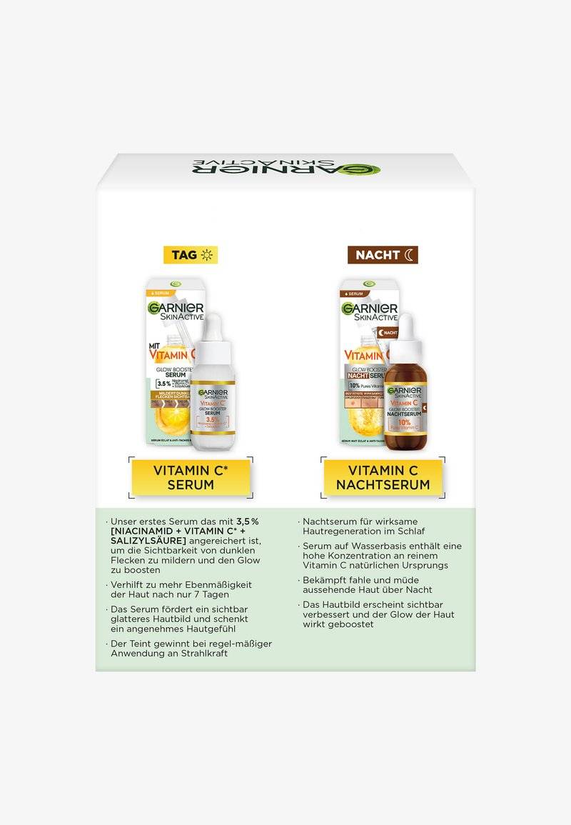 Garnier Garnier VITAMIN C GLOW BOOSTER SERUM DUO - Skincare set Riesige Rabatte