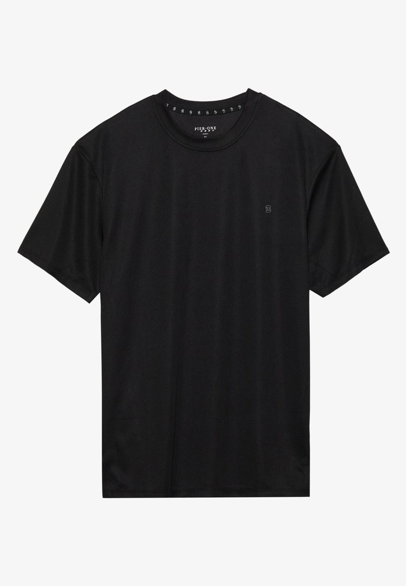 Pier One Sport Pier One Sport Basic T-shirt - black Weihnachtsangebot