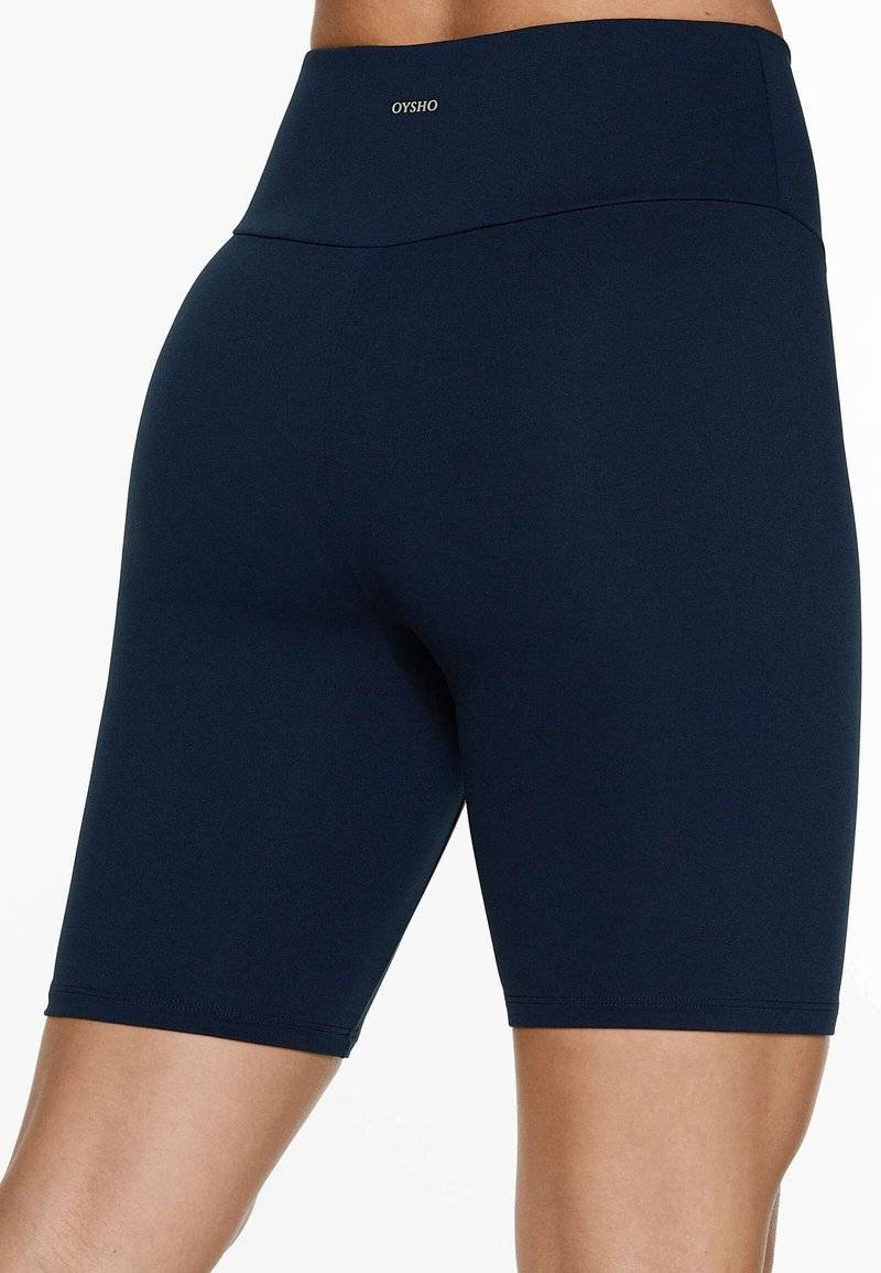 OYSHO OYSHO COMFORTLUX HIGH-RISE - Leggings - dark blue Lagerräumung