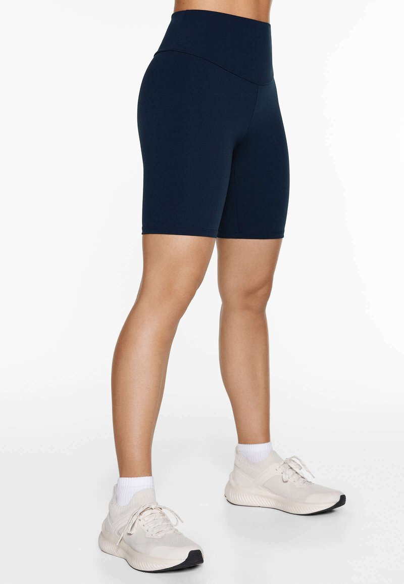 OYSHO OYSHO COMFORTLUX HIGH-RISE - Leggings - dark blue Lagerräumung