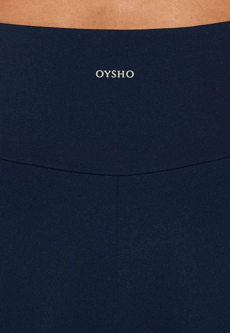 OYSHO OYSHO COMFORTLUX HIGH-RISE - Leggings - dark blue Lagerräumung