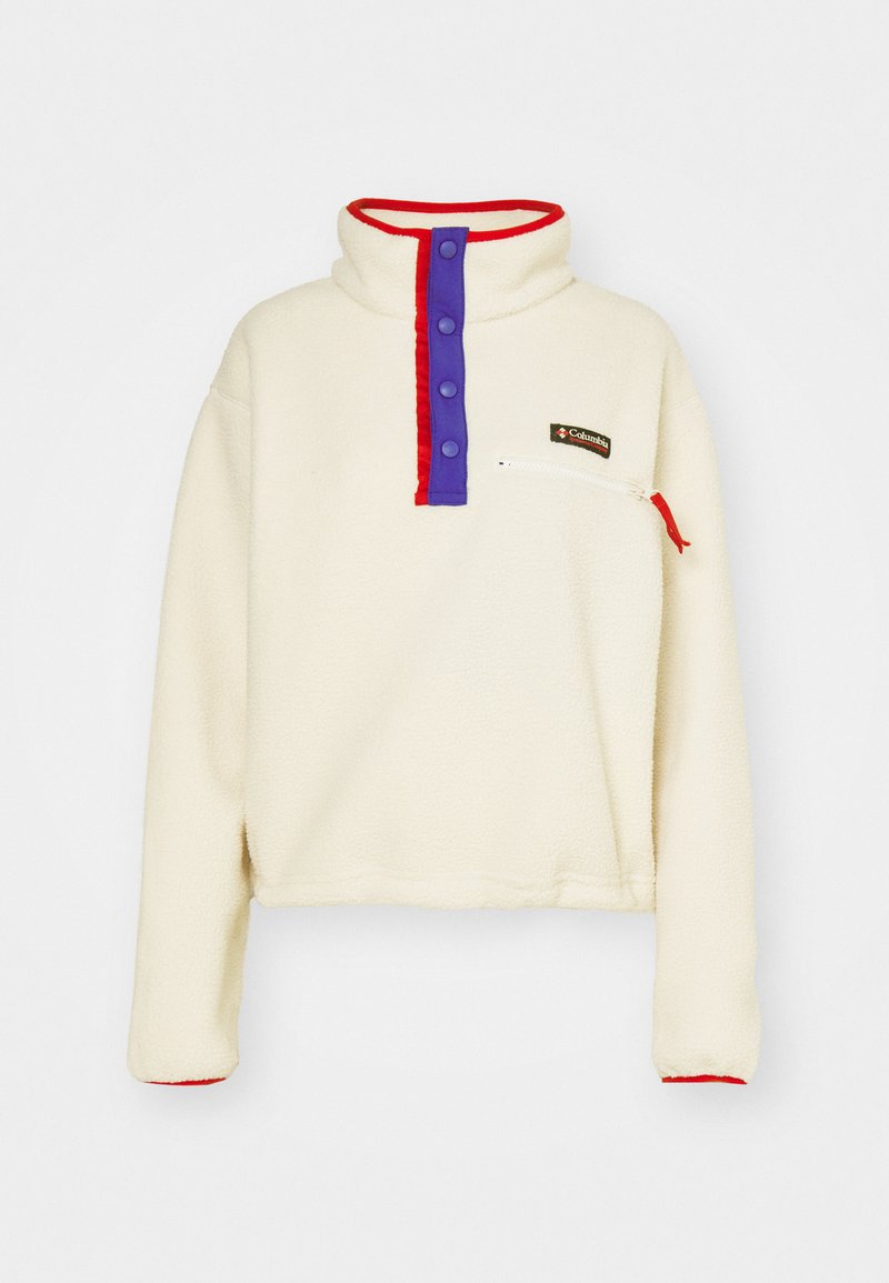 Columbia Columbia HELVETIA™ CROPPED HALF SNAP - Fleece jumper - chalk Online Outlet