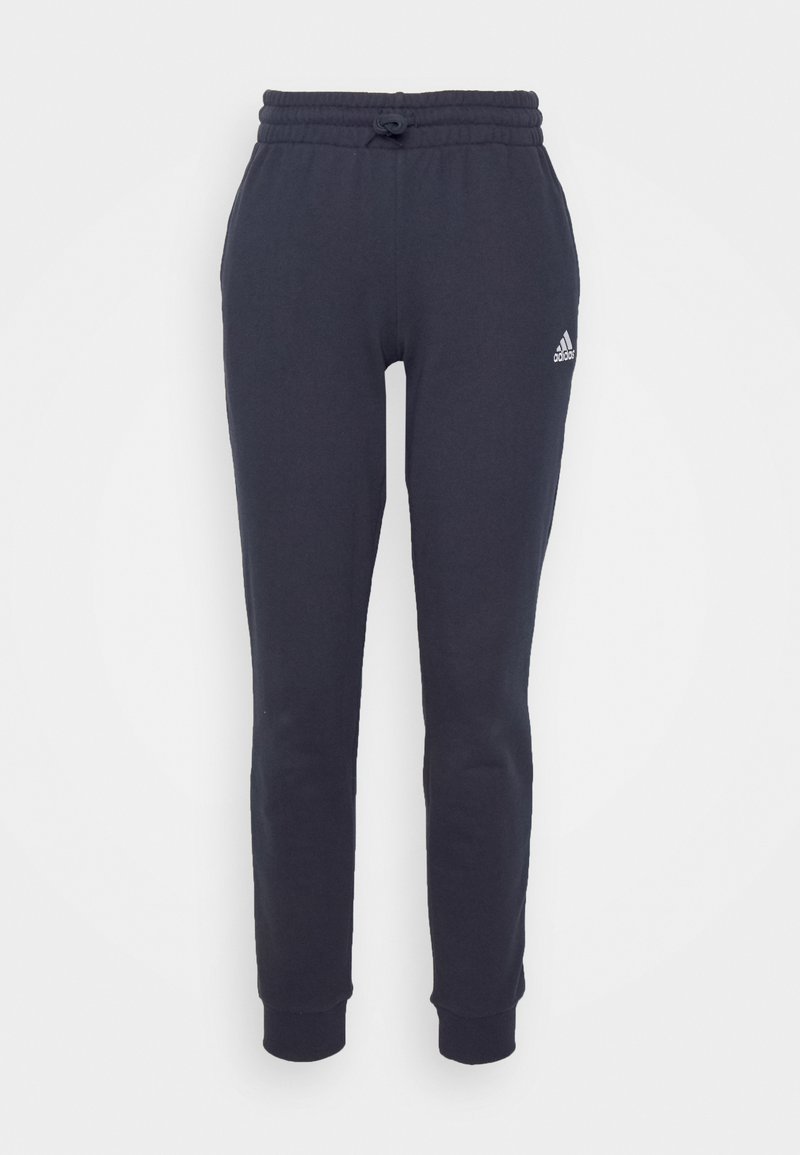 adidas Sportswear adidas Sportswear ESSENTIALS LINEAR CUFFED - Tracksuit bottoms - legend ink Zeitlich begrenztes Angebot