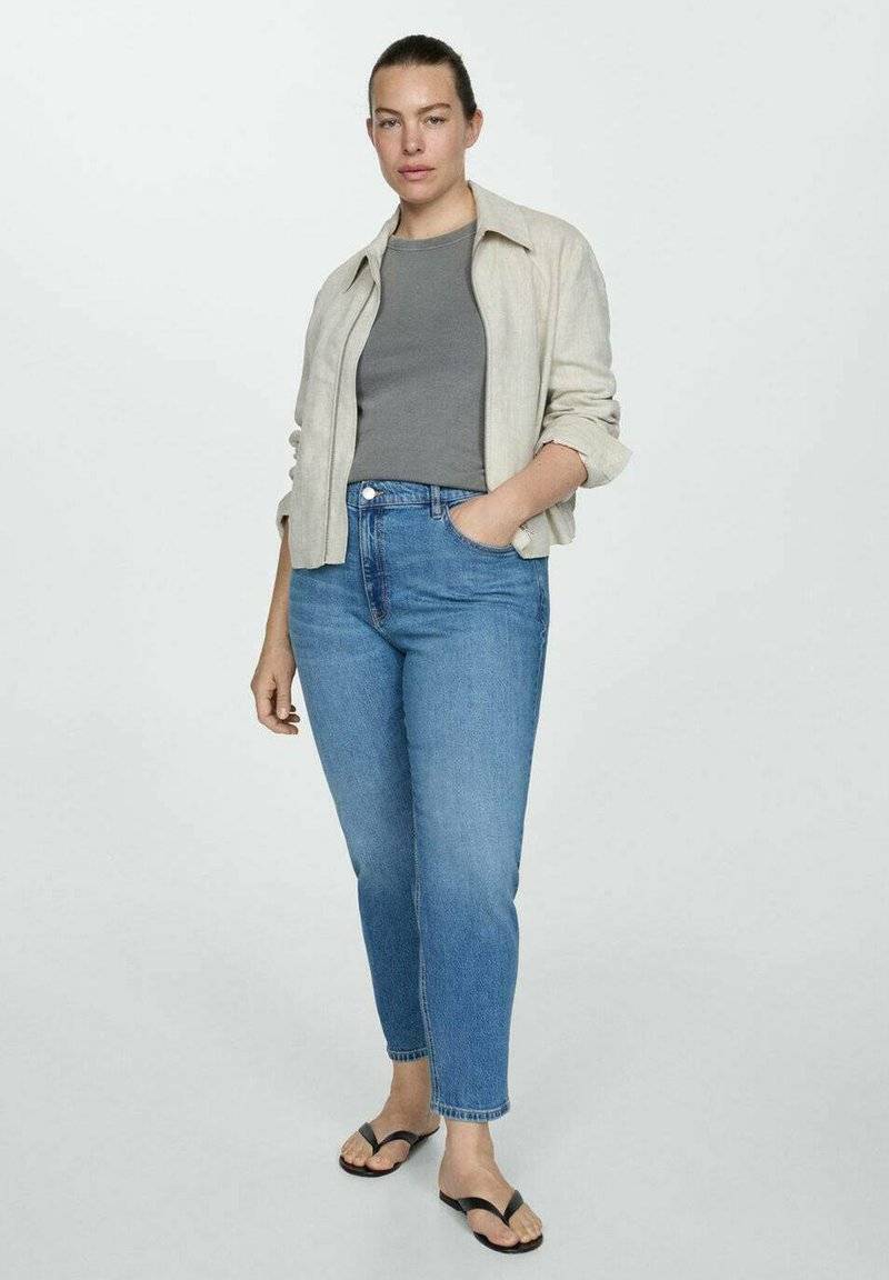 Mango Mango Relaxed fit jeans - medium blue Sonderangebote