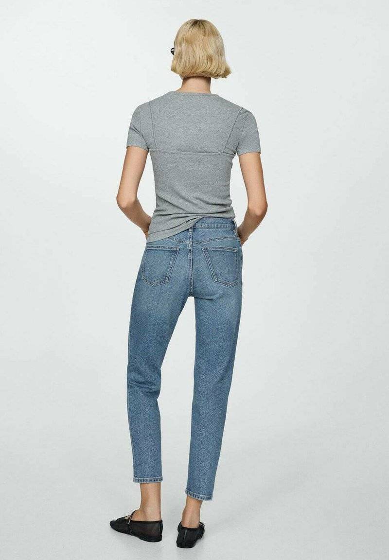 Mango Mango Relaxed fit jeans - medium blue Sonderangebote