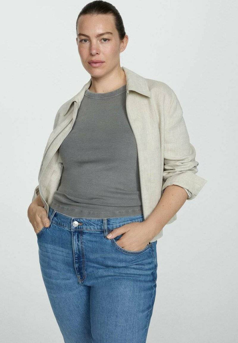 Mango Mango Relaxed fit jeans - medium blue Sonderangebote