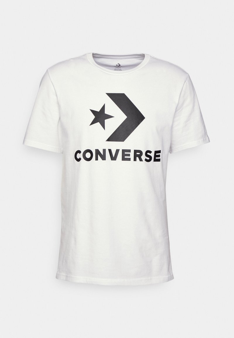 Converse Converse GO TO STAR CHEVRON TEE UNISEX - Print T-shirt - white Riesige Ersparnisse