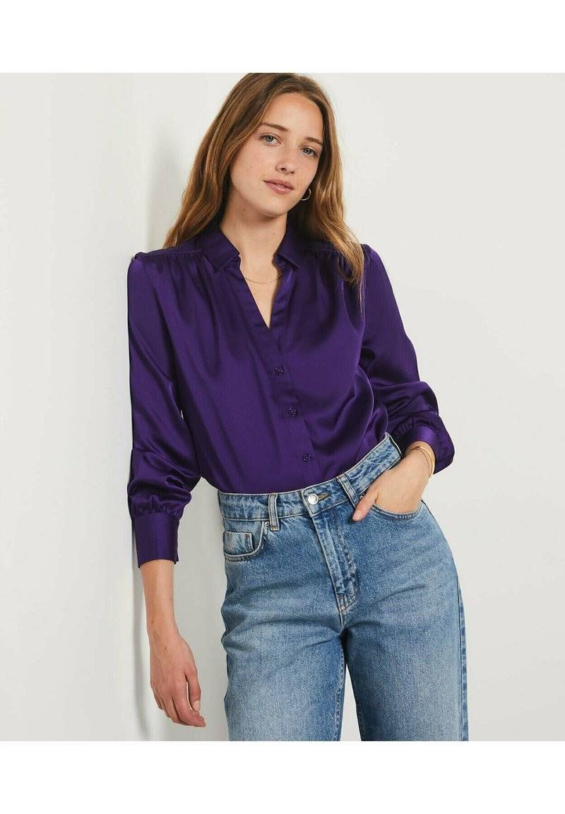 Etam Etam EOLYA - Button-down blouse - violet